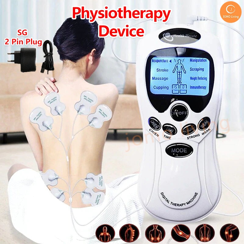 4- 8 Pads Digital Acupuncture Physiotherapy Device Multifunctional Portable Mini Pulse Massager