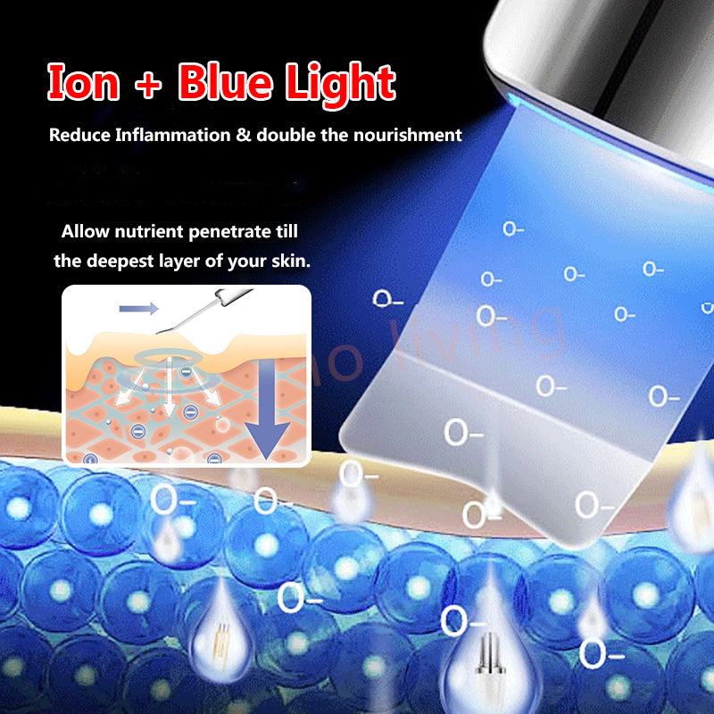 JOMO Ultrasonic Exfoliating Ion Facial Scrubber Remove Impurities Face Cleaning Machine