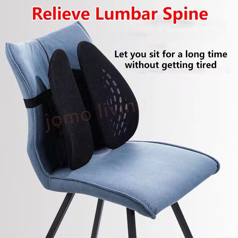 Adjustable Lumbar Spinal Back Support Ergonomic Car Seat Cushion