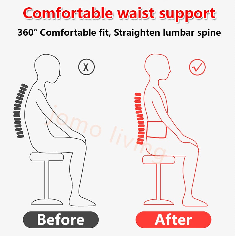 Spine Curve Ergonomic Design Waist Belt Support Pain Relief Back Posture Correction
