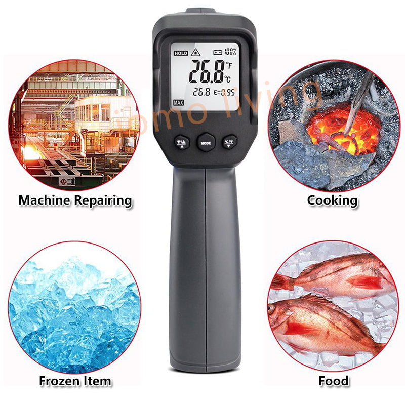 High Accuracy Industrial Infrared Food Thermometer Kitchen Cooking Baking Thermometer