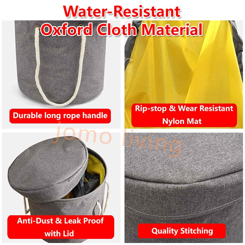 Kids Toys Storage Bag Toys Organization + Play Mat Storage Bucket Bag Fast Clean Up Storage Container