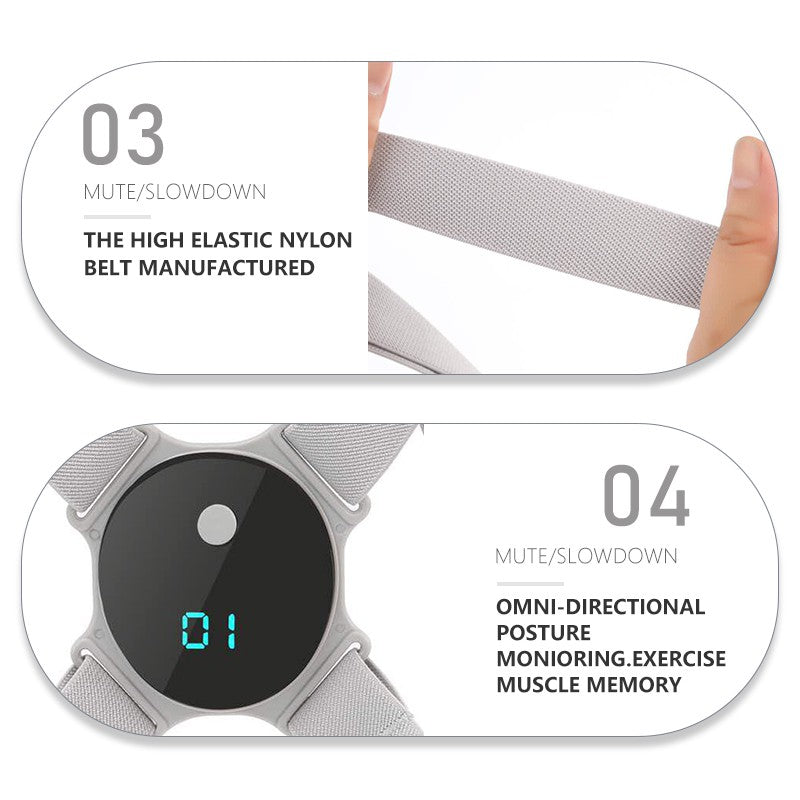 Smart Posture Corrector Back Support Vibrator Correction Belt