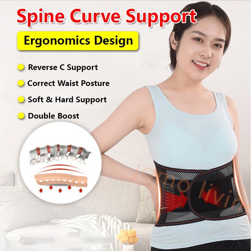 Self-heating Magnetic Waist Belt Tourmaline Self-heating Pain Relief Neck Back Massager Menstrual Heat Pad