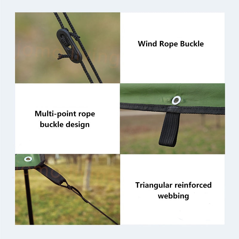 Outdoor Flysheet Tent Shelter Sun Shade Canopy Tent Garden Canopy Anti UV Waterproof Folding Tent 露营帐篷