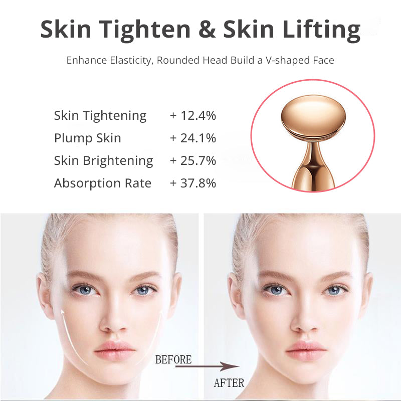 JOMO Electric Gold Facial Massager Essence Absorption Vibrator Facial Firming Beauty Device