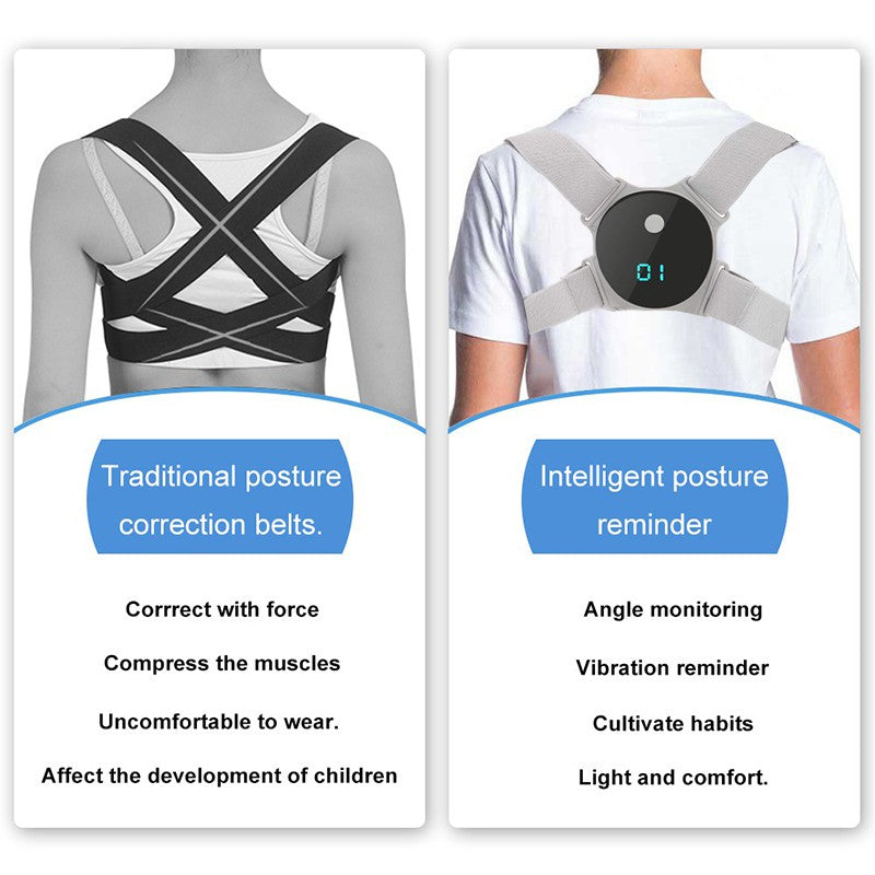 Smart Posture Corrector Back Support Vibrator Correction Belt