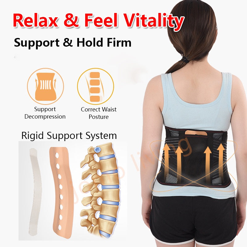 Self-heating Magnetic Waist Belt Tourmaline Self-heating Pain Relief Neck Back Massager Menstrual Heat Pad