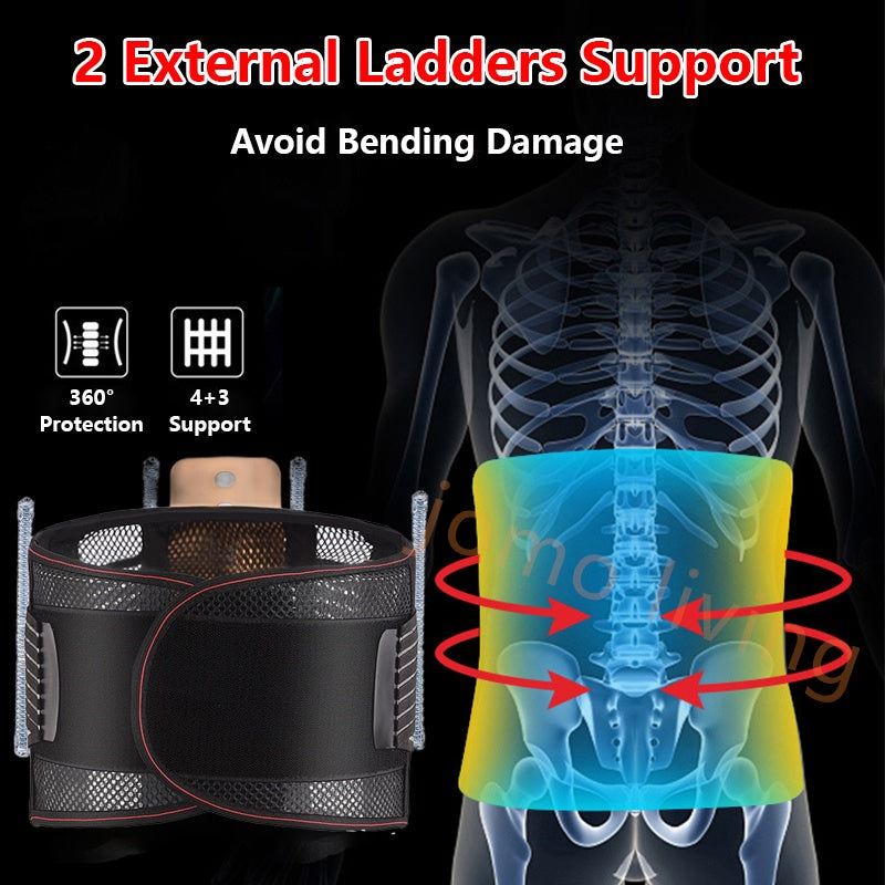 Spine Curve Ergonomic Design Waist Belt Support Pain Relief Back Posture Correction