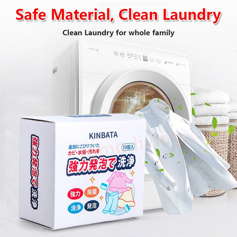 Japan Kinbata Washing Machine Cleaner Effervescent Tablet Sterilization Disinfection Anti bacterial