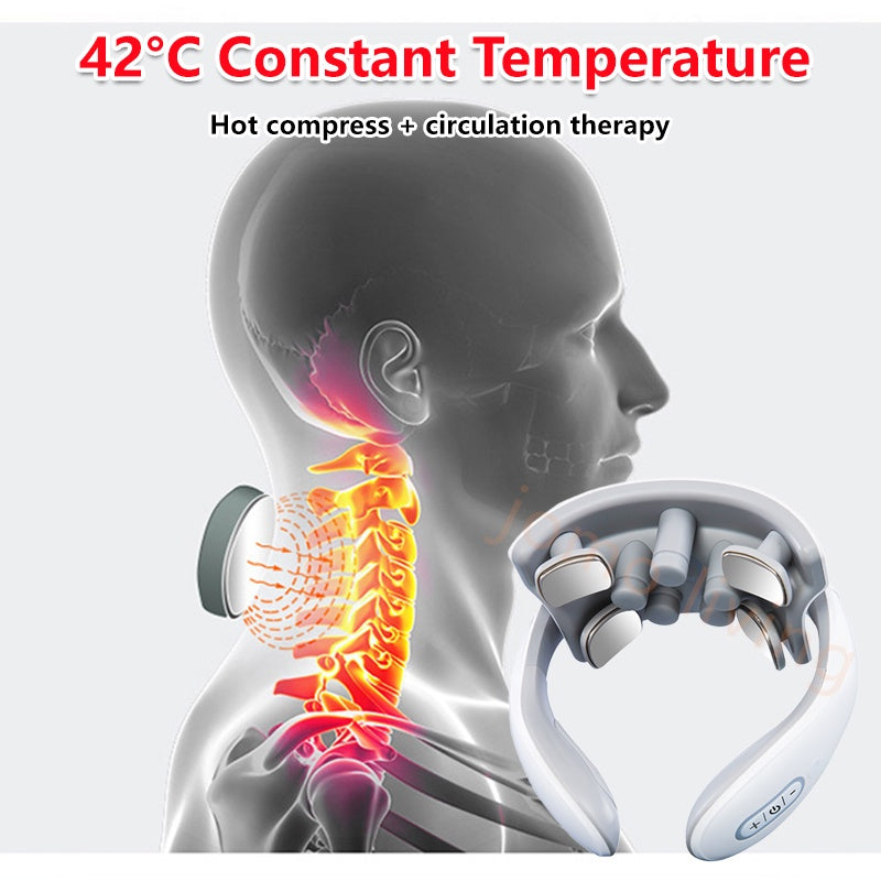 3D Smart Neck Massager Back Massager Cervical Massage 6 Methods Shoulder back head foot massager