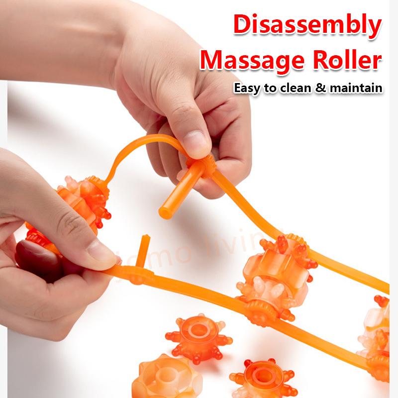 Back Strip Massager Lumbar Cervical Spine Massager Handheld Massager Manual Shoulder Waist Massage Back Pain