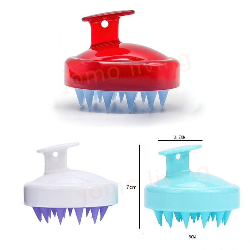 Scalp Massager Soft Silicone Hair Shampoo Massage Hair Brush Comb