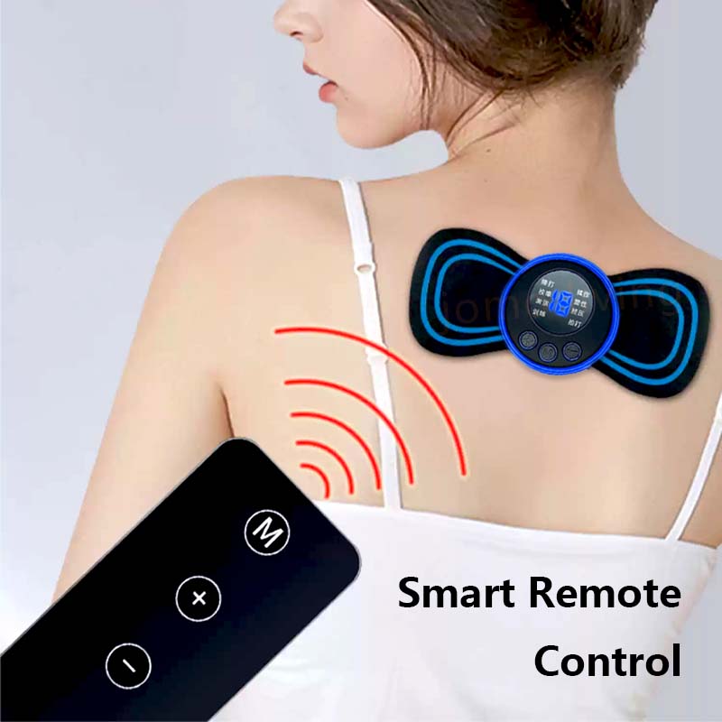 JOMO EMS Pulse Intelligent Massage Patch Cervical Neck Foot Shoulder Leg Body Massager 8 Mode 19 Gears