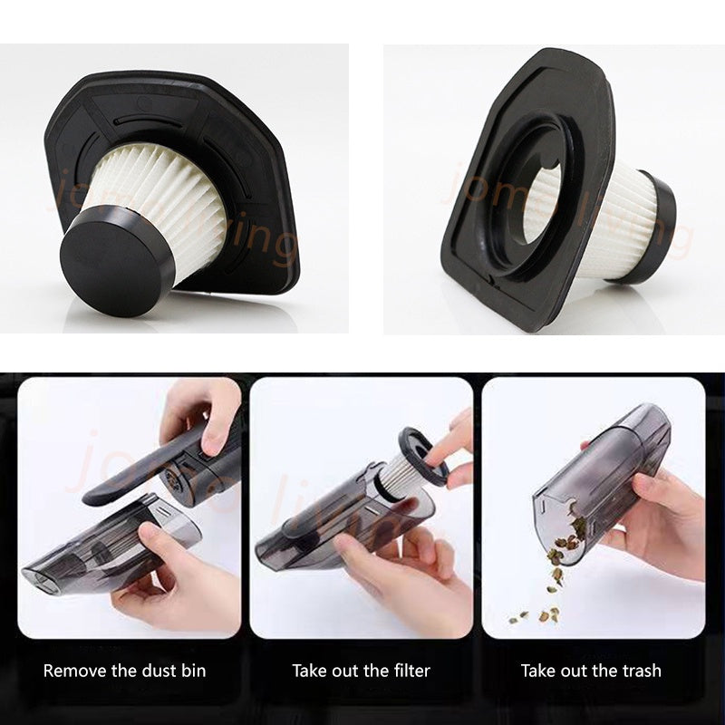 Portable Vacuum Storage Bag Wireless Handheld Car Home Vacuum Cleaner Powerful Suction