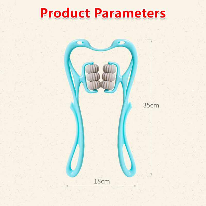 Cervical Spine Massager Handheld Massager Shoulder Neck Massage Roller Pain Relief Neck Pain