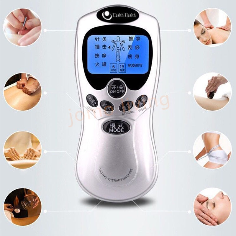4- 8 Pads Digital Acupuncture Physiotherapy Device Multifunctional Portable Mini Pulse Massager