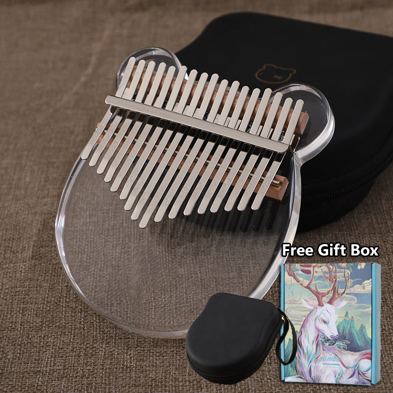 17 Keys / 21 Keys Mahogany Kalimba 卡林巴 Beginners Portable Acoustic Acrylic Finger Piano