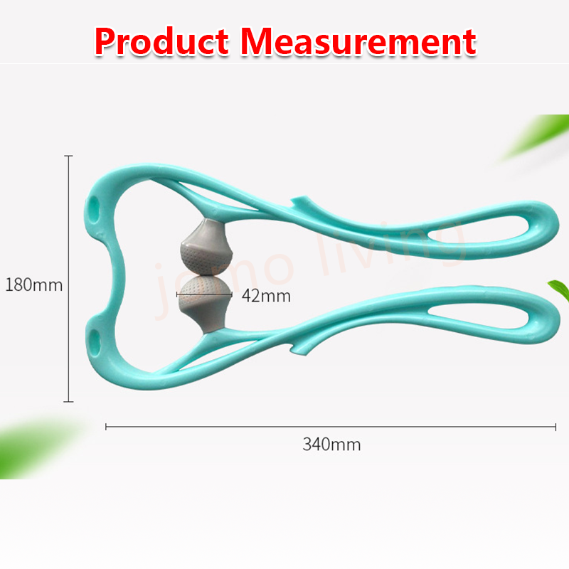 Cervical Vertebra Massager Plastic Manual Neck Massager Office Neck Massage Tool Pressure Pain Relieve Hand Roller