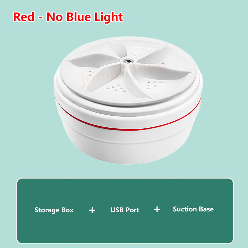 JOMO Mini Turbine Washing Machine Portable Small Ultrasonic Washer Socks / Underwear Washing Machine
