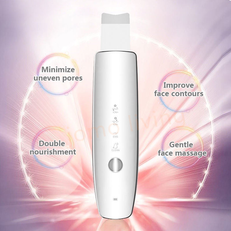 JOMO Ultrasonic Exfoliating Ion Facial Scrubber Remove Impurities Face Cleaning Machine
