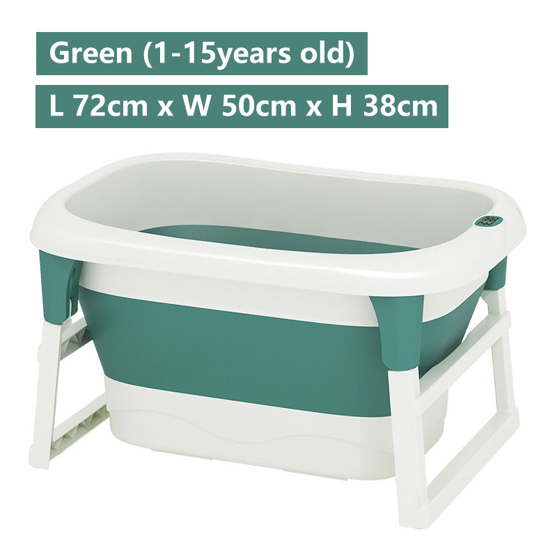 Baby Bathing Bathtub Mat Foldable Bath Tub Pad Newborn Anti-Slip Soft Comfort Body Cushion