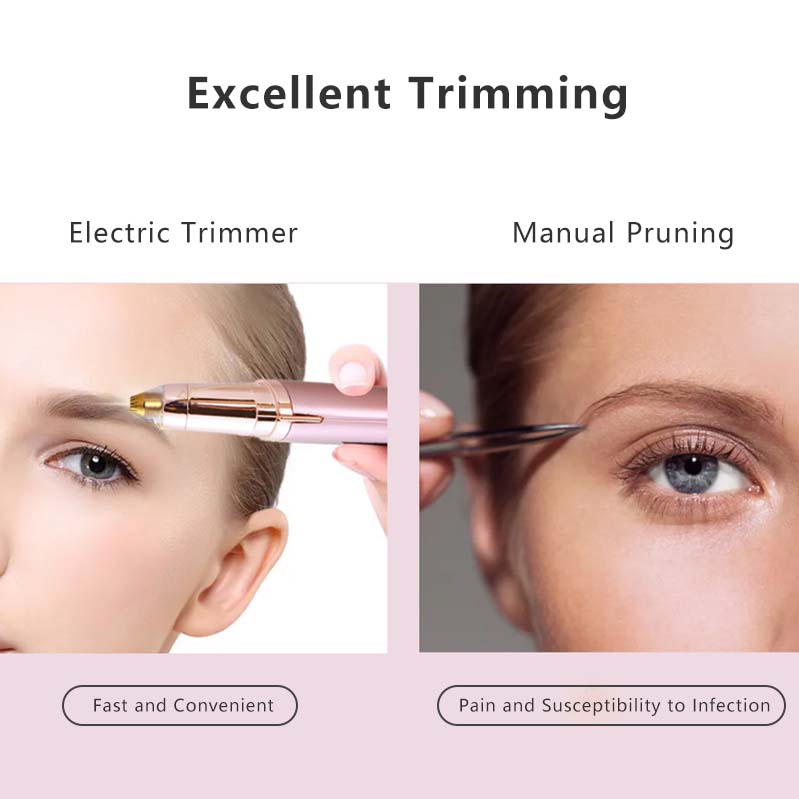 Electric Eyebrow Trimmer Device Small Personal Care Appliance Shaver Trimmer