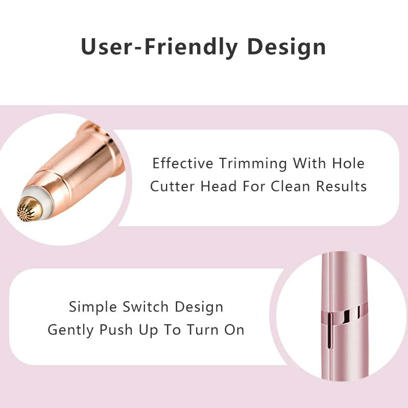 Electric Eyebrow Trimmer Device Small Personal Care Appliance Shaver Trimmer