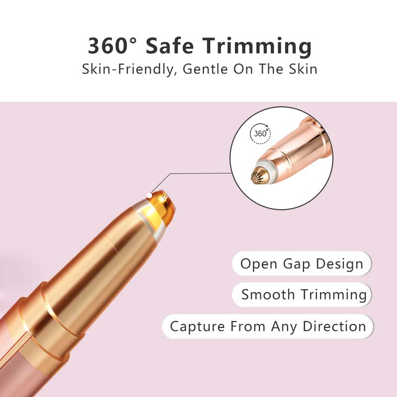 Electric Eyebrow Trimmer Device Small Personal Care Appliance Shaver Trimmer