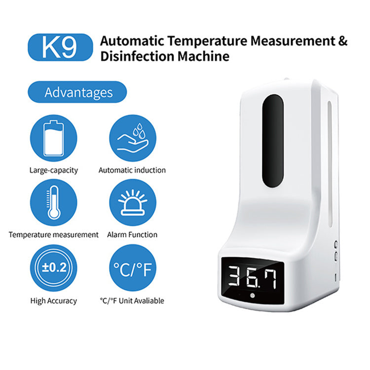 Wall-Mounted Thermometer K3 Pro K3 Non-Contact Digital Infrared Forehead