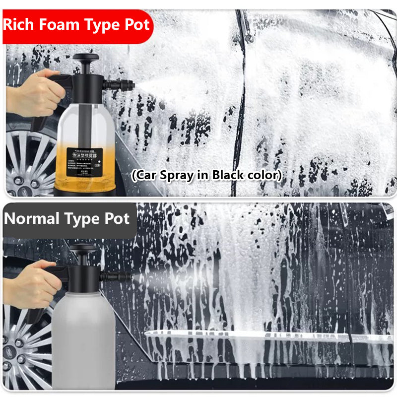 Car Wash Snow Foam Sprayer Bottle High Pressure Foam Spray Manual Air Pressure Garden Watering Car