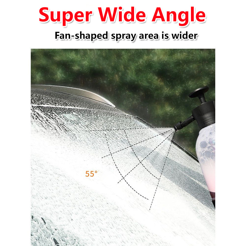 Car Wash Snow Foam Sprayer Bottle High Pressure Foam Spray Manual Air Pressure Garden Watering Car