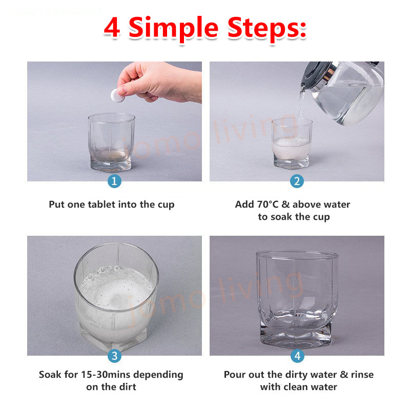 Japan Kinbata Effervescent Tablets Tea Coffee Stain Removal Cleaning Tea Cup Bottle Kettle