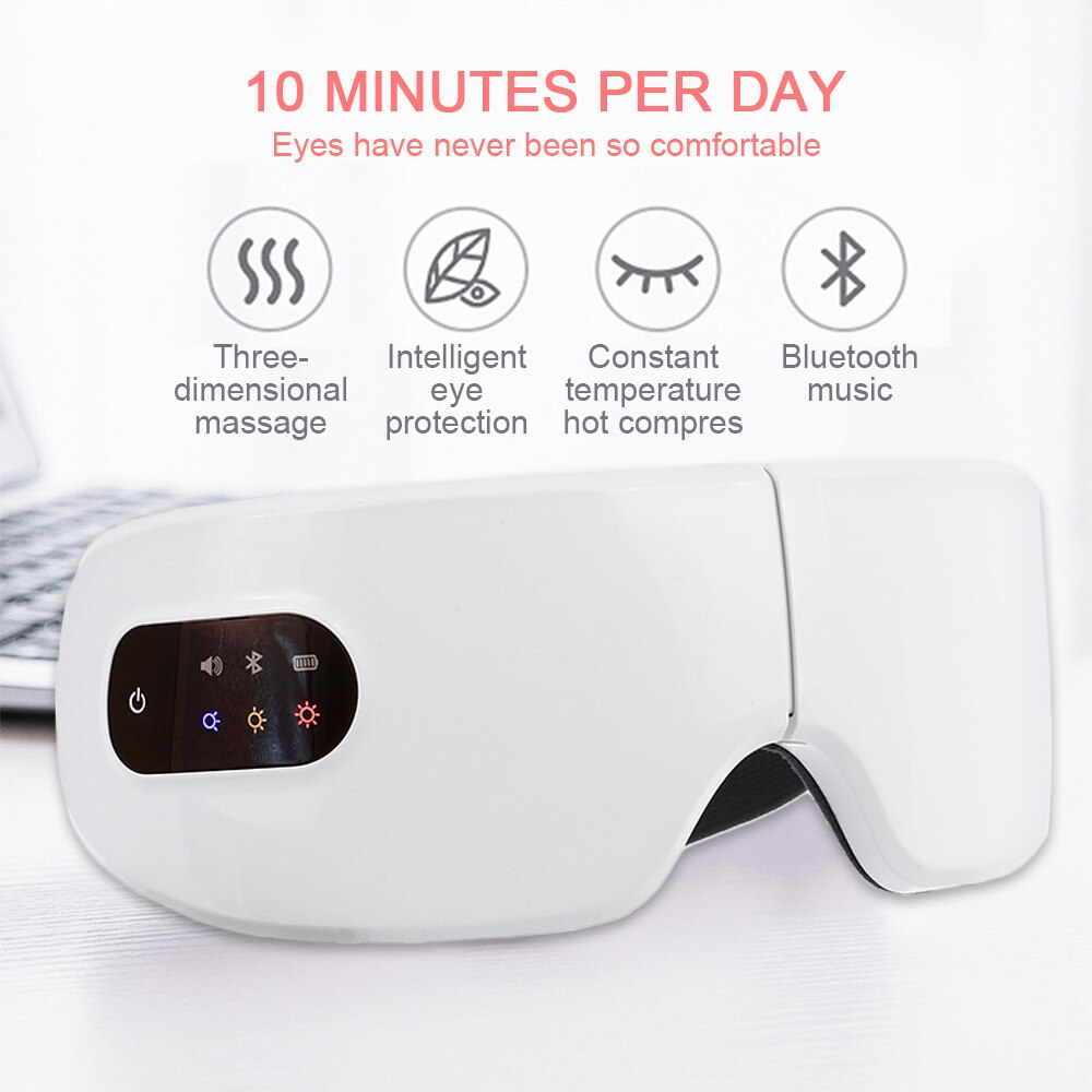 JOMO Upgraded Smart 3D Portable Bluetooth Pain Relief Eye Massage