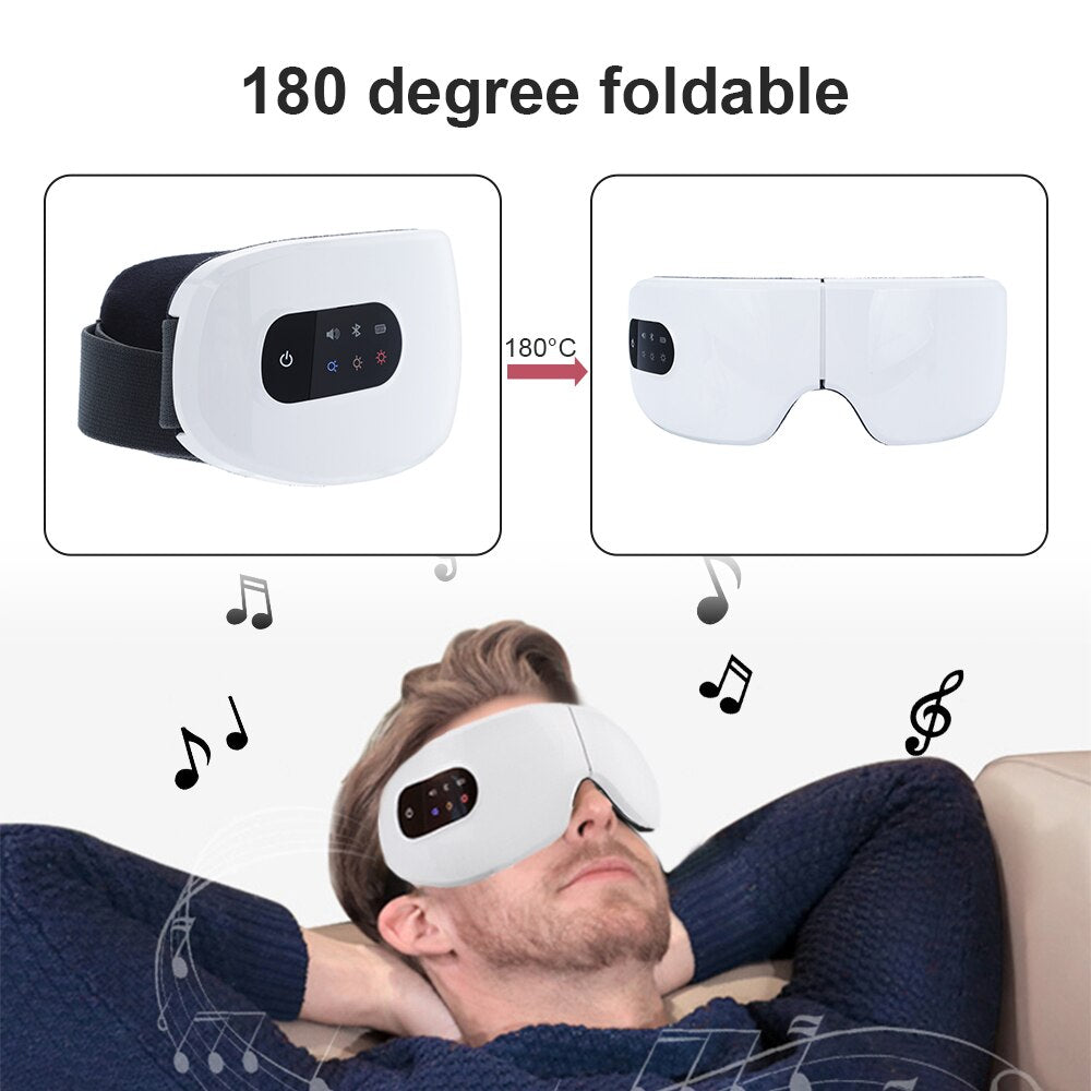 JOMO Upgraded Smart 3D Portable Bluetooth Pain Relief Eye Massage