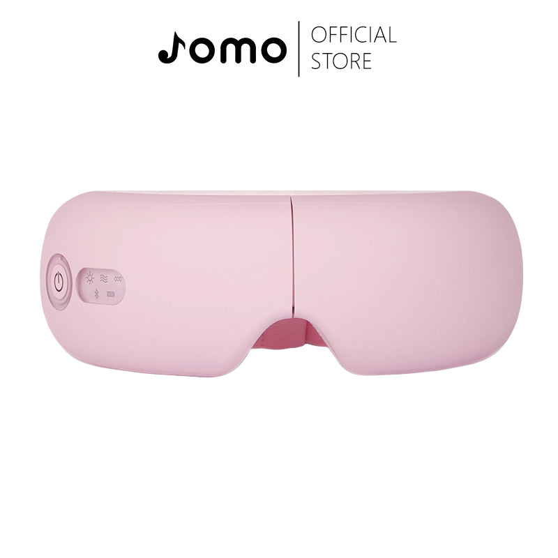 JOMO Deluxe Plus Pink Smart 3D Portable Bluetooth Pain Relief Eye Massager