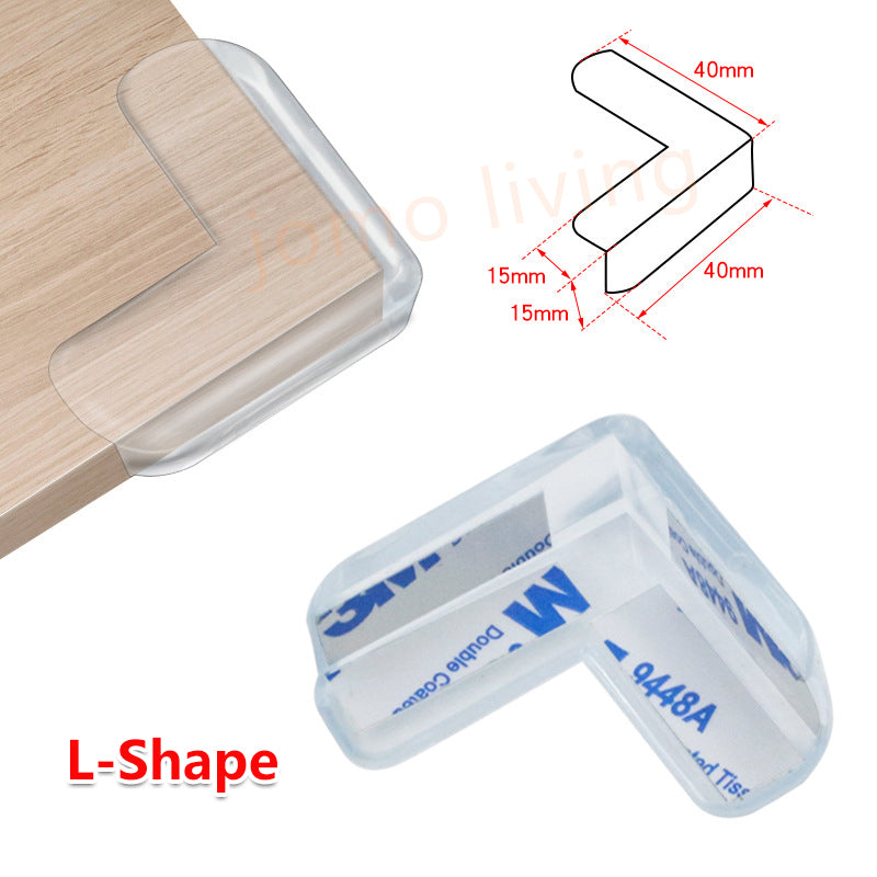 4pcs Transparent Edge Protector Baby Kids Protection Table Corner Guard Safety Anti Collision