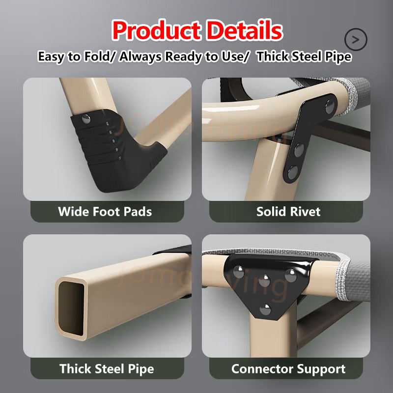 Japanese Portable Folding Bed Single Bed 75cm Wide Surface Lightweight Bed