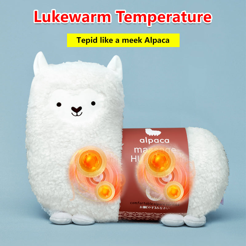 JOMO Electric Alpaca Heat Massager Pillow Cushion Hot Compress Massage Cute Gift Idea