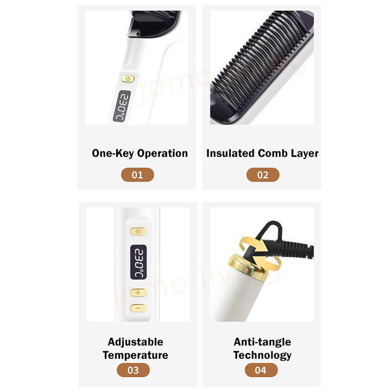 Premium Quality Hair Straightener Comb Hair Curler Hair Tools Styling