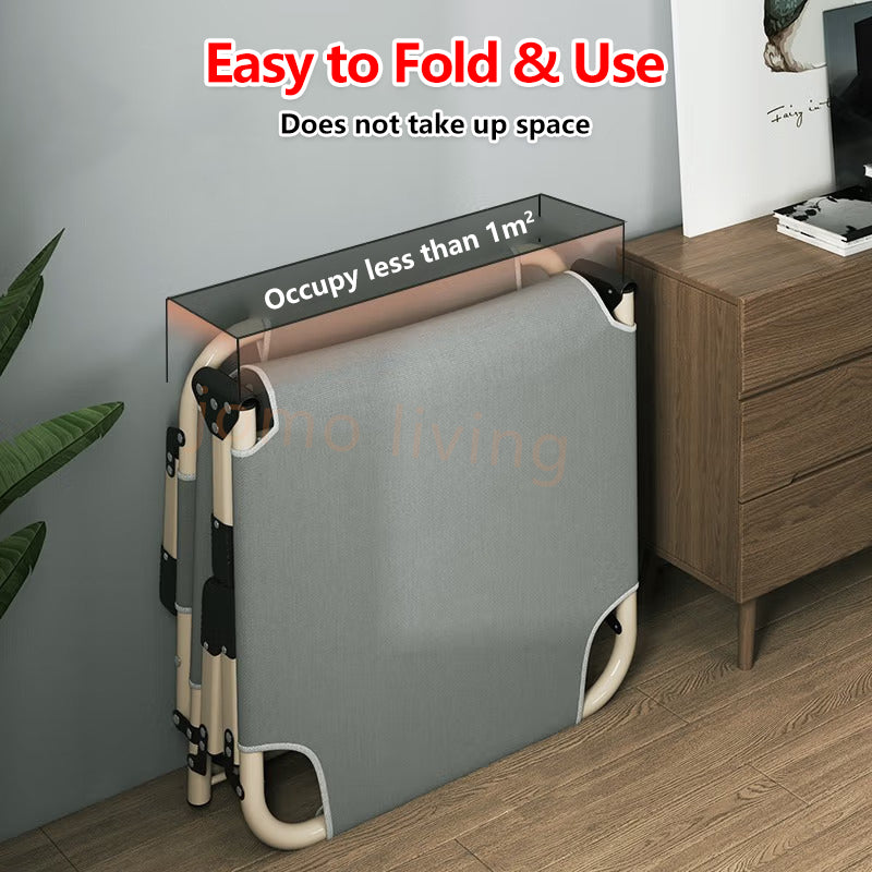 Japanese Portable Folding Bed Single Bed 75cm Wide Surface Lightweight Bed