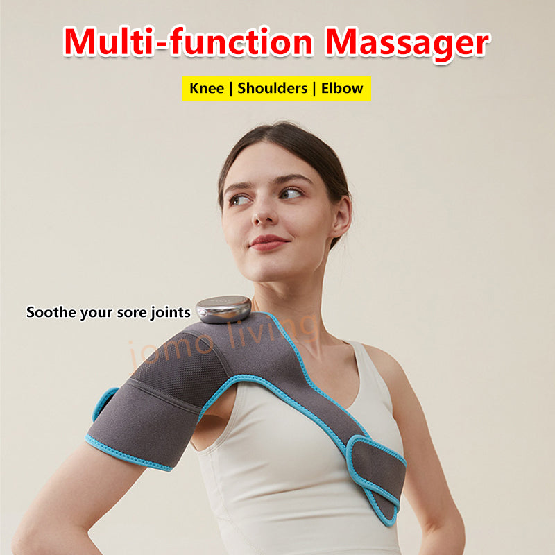 JOMO 3 in 1 Knee Shoulder Elbow Heating Massager Wireless Knee Warmer Pain Relief Massage Pad
