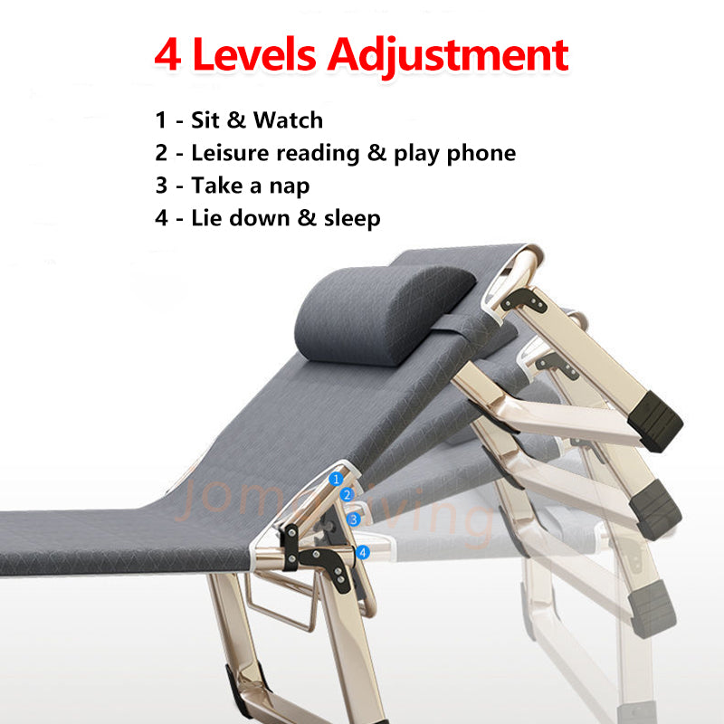 Japanese Portable Folding Bed Single Bed 75cm Wide Surface Lightweight Bed