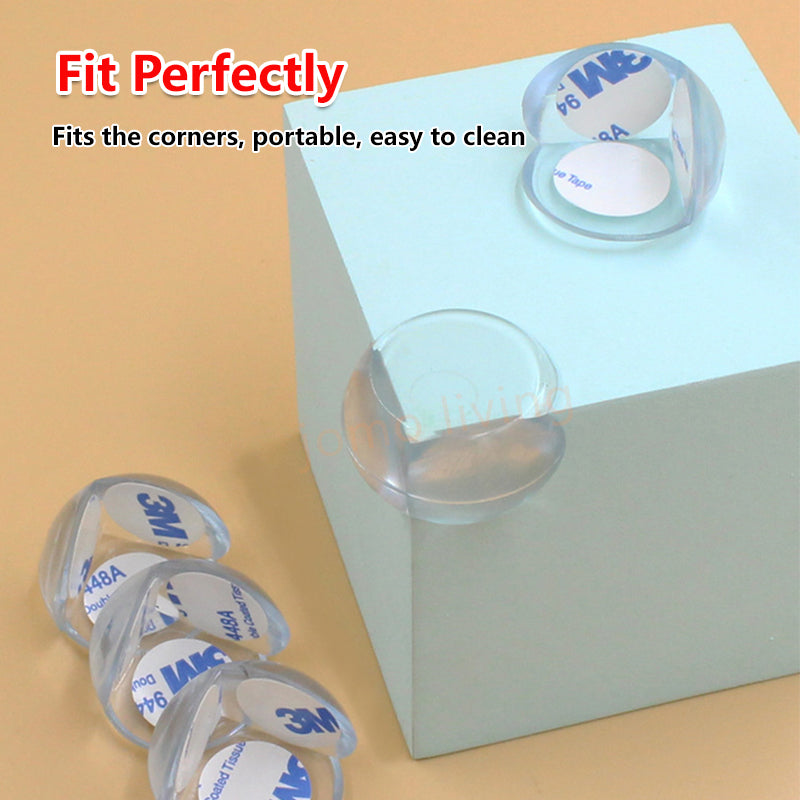 4pcs Transparent Edge Protector Baby Kids Protection Table Corner Guard Safety Anti Collision