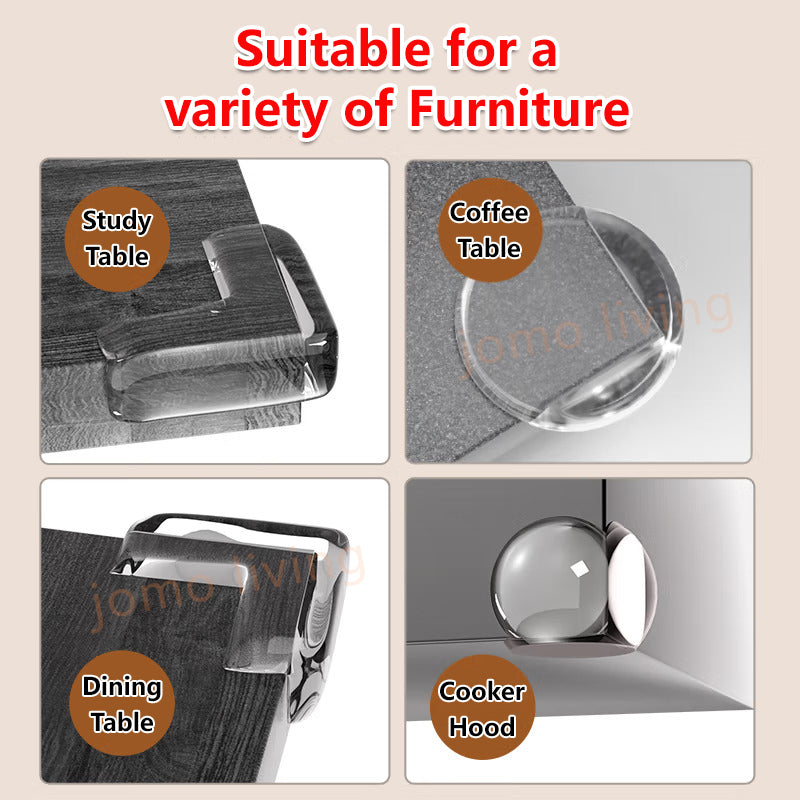 4pcs Transparent Edge Protector Baby Kids Protection Table Corner Guard Safety Anti Collision