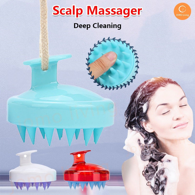 Scalp Massager Soft Silicone Hair Shampoo Massage Hair Brush Comb
