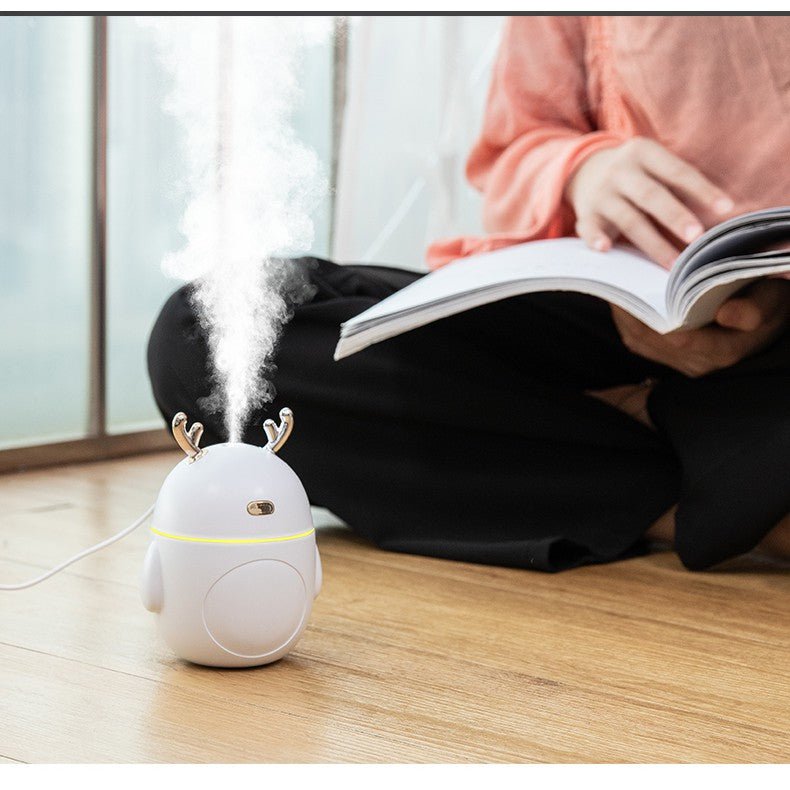 Mini USB Air Cute Deer Air Freshener Aroma Mist Maker Humidifier Diffuser