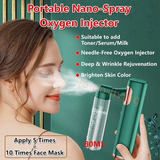 Face Oxygen Water Sprayer Injection Steamer Nano Atomizer Skin Care Moisturizing humidifier