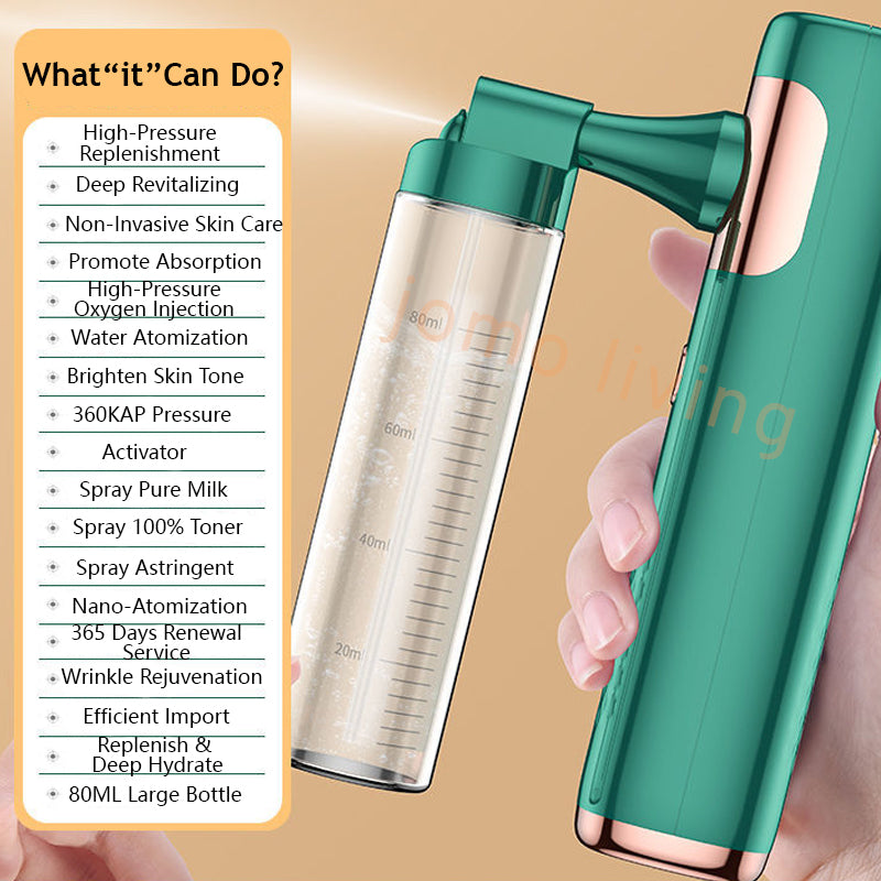 Face Oxygen Water Sprayer Injection Steamer Nano Atomizer Skin Care Moisturizing humidifier