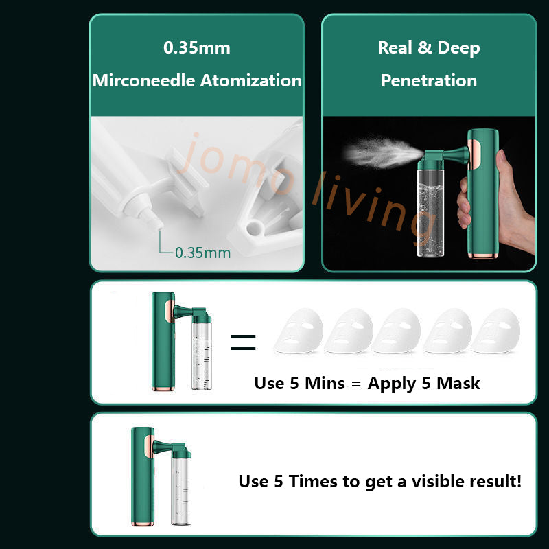 Face Oxygen Water Sprayer Injection Steamer Nano Atomizer Skin Care Moisturizing humidifier